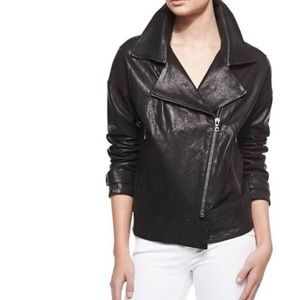 NWOT J Brand Durham leather moto jacket